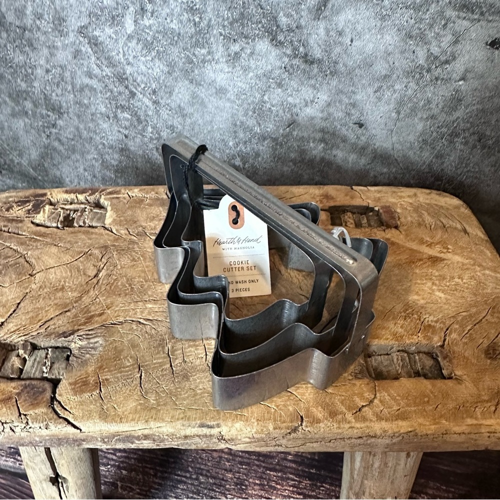 Hearth & Hand Metal Christmas Tree Cookie Cutter Set of 3